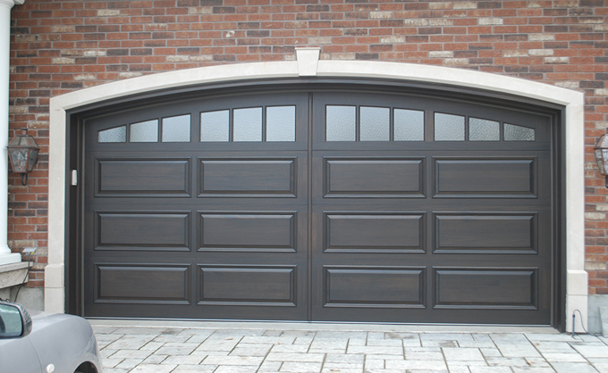 Portes Bourassa | Wooden garage door - Classic Style #031