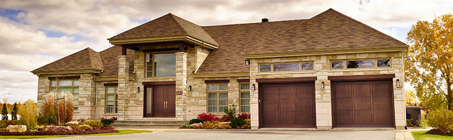 Wooden front & garage doors